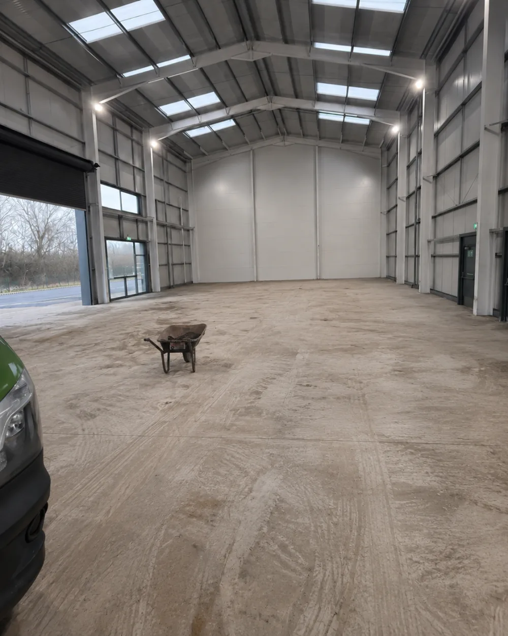After: Warehouse clearance